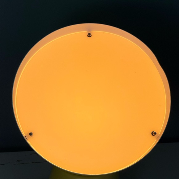 Ola Wihlborg vibrant yellow sculpture art sun lamp. Scandinavian modern designer - Picture 6 of 7